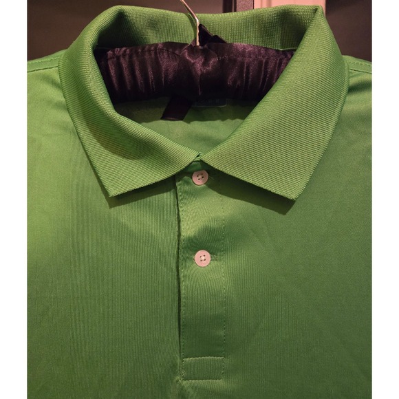 PGA TOUR Golf Polo Shirt Performance Athletic Green Short Sleeve Mens M NWT - Picture 4 of 6